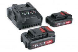 Seta aku a nabíječe FLEX Power 22 Q 2x 2,5Ah 18V 491357
