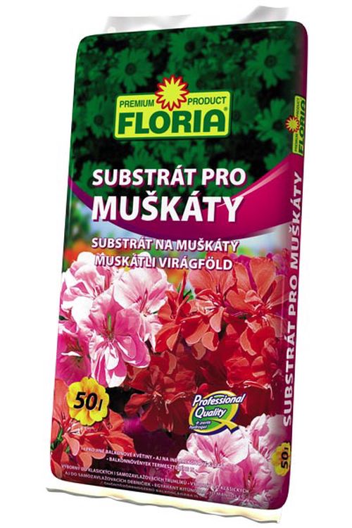 AGRO CS FLORIA substrát pro muškáty 50 l