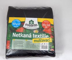Netkaná textilie černá 10 x 1,6 m