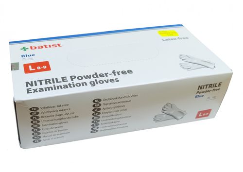 Rukavice nepudrové nitrilové 100 ks