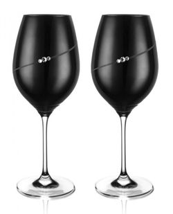 Sklenice Silhouette Black - sada 2 ks