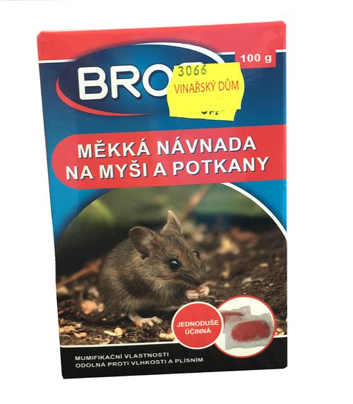 Měkká návnada na myši a potkany 150 g