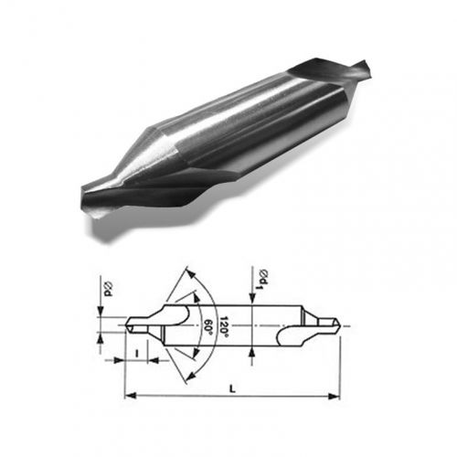 Vrták 04,00mm HSS středící 60° vybrušovaný 221112