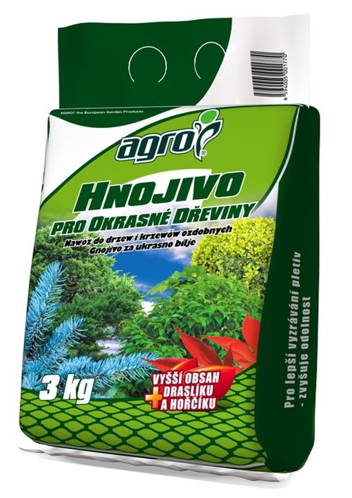 Hnojivo pro okrasné dřeviny 3 kg