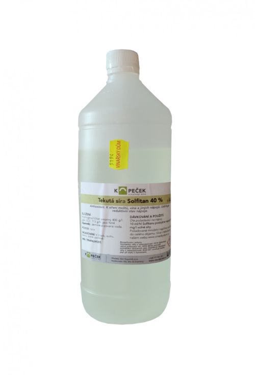 Tekutá síra Solfitan 40 %, 1 kg