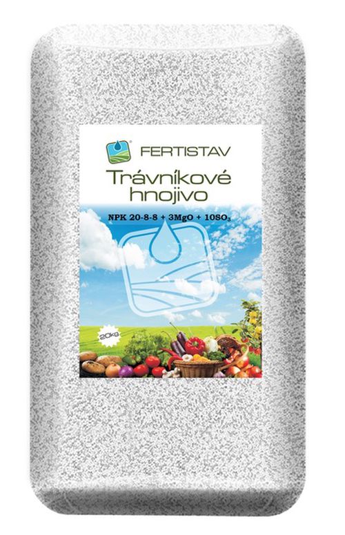 DCA Profi trávníkové hnojivo 20kg 20-8-8+3MgO+10SO3