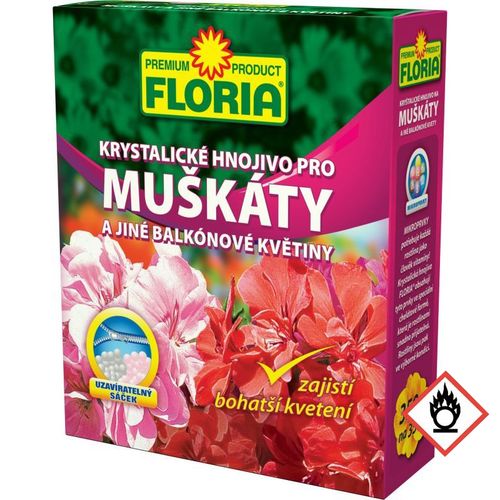 AGRO CS FLORIA krystalické hnojivo pro muškáty 0,35 kg