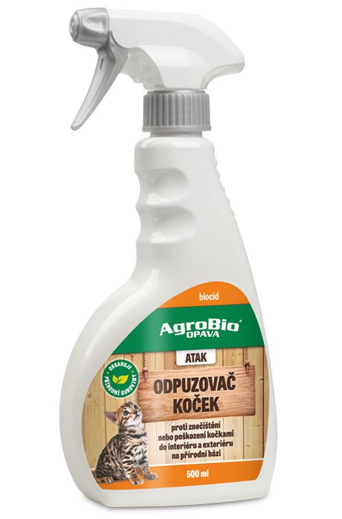 AgroBio ATAK Odpuzovač koček spray 500 ml/R