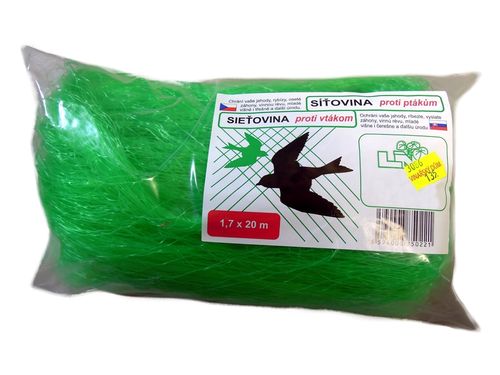 Síť ochranná proti ptactvu 1,7 x 20 m