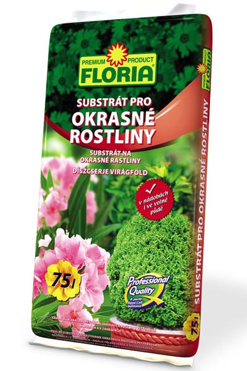 AGRO CS FLORIA substrát pro okrasné rostliny 75 l