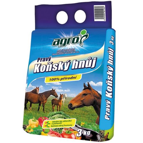 AGRO CS AGRO Pravý koňský hnůj 3 kg