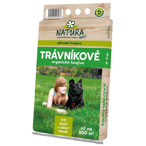 AGRO CS NATURA Organické trávníkové hnojivo 8 kg