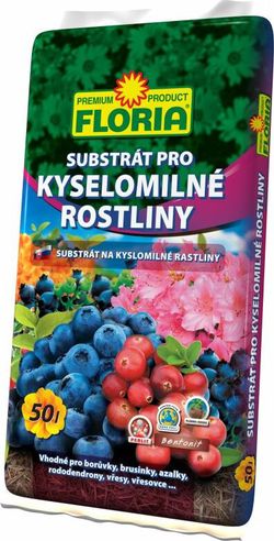 AGRO CS FLORIA Substrát pro kyselomilné rost. 50 l