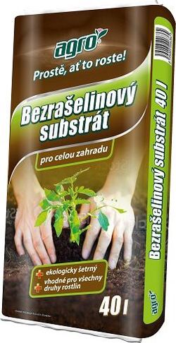 AGRO CS Bezrašelinový substrát 40 l