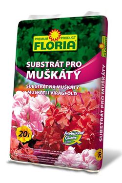 AGRO CS FLORIA substrát pro muškáty 20 l