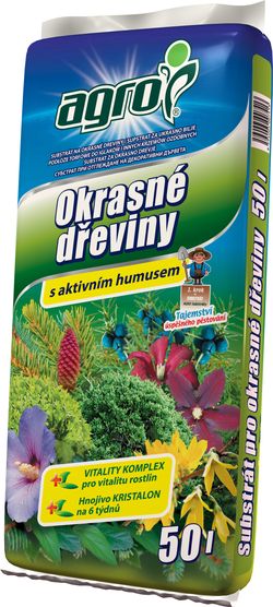 AGRO CS AGRO substrát pro okrasné dřeviny 50 l