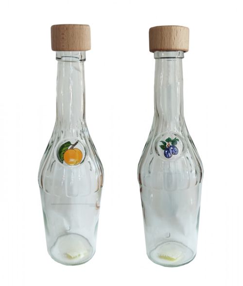 Láhev s potiskem - ovoce 500 ml