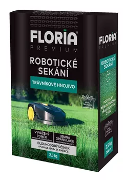 FLORIA PREMIUM Trávníkové hnojivo pro robotické sekání 2,5 kg