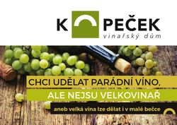 Brožura - Chci udělat parádní víno - aktualizovaná verze